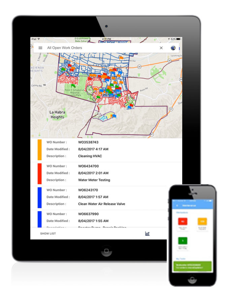 screenshot of Geoviewer Mobile